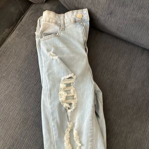 Ripped jeans shorts size small